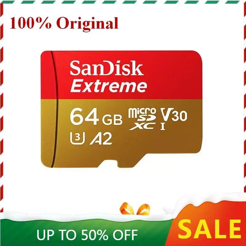 SanDisk ͽƮ SD ī, U3 A2 ޸ ī, 32GB, 64GB, 128GB, 256GB TF ī, ī޶ п,  